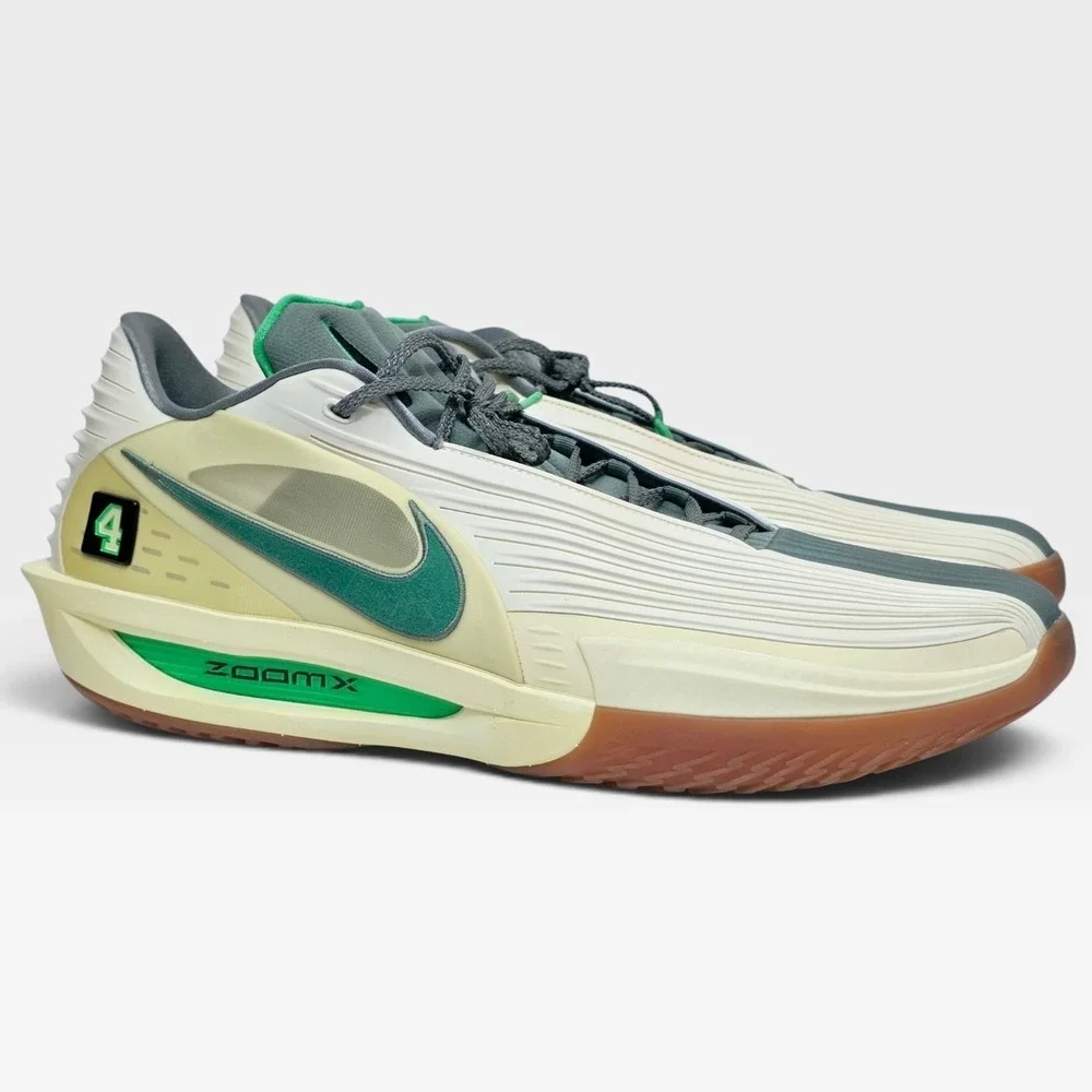 Nike ZoomX GT Cut 3 IH2371-700 Mens Size 18 Cream Green Running Shoes New